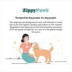 ZippyPaws - 6-Squeaker Plush Dog Toy: Slowpoke Turtle