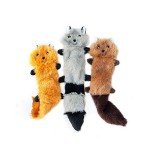 Plush No Stuffing Squeaky Dog Toy Pack