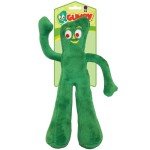 Gumby Plush Dog Toy in Green, 9 inch