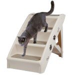 Foldable Dog Stairs with Support Frame