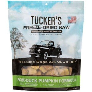 Tucker's Raw Freeze-Dried Dog Food, Pork & Duck 14oz