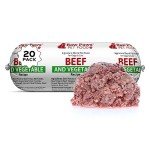 Raw Paws Pet Beef & Veggie Dog Food Rolls
