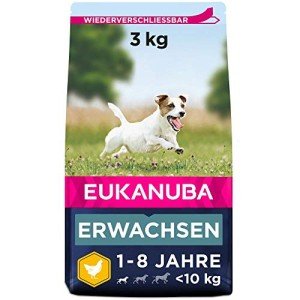 Eukanuba Dry Dog Food with Fresh Chicken, 3kg