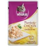 24-Pack WHISKAS Purrfectly Chicken Cat Food 3 oz