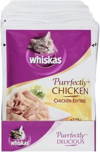 WHISKAS Purrfectly Chicken Wet Cat Food, 3 oz