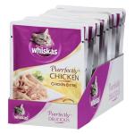 24-Pack WHISKAS Purrfectly Chicken Cat Food 3 oz