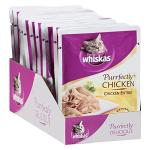 24-Pack WHISKAS Chicken Wet Cat Food 3 Oz