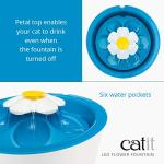 Catit LED Flower Water Fountain with Filter