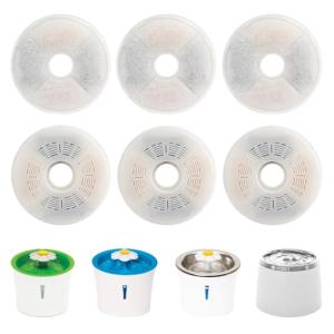 6 Pack Replacement Filters for Catit Fountains
