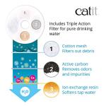 Catit LED Flower Water Fountain with Filter
