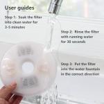 6 Pack Replacement Filters for Catit Fountains