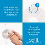 Catit LED Flower Water Fountain with Filter