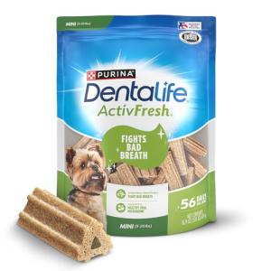 Purina Dentalife ActivFresh Mini Dog Chews - 56 Treats