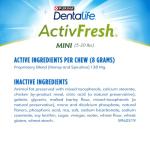 Purina Dentalife ActivFresh Mini Dog Chews - 56 Treats
