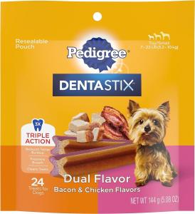 PEDIGREE DENTASTIX Small Dog Dental Treats, 2 Flavors