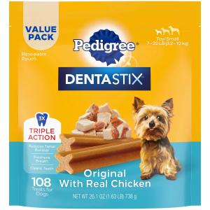 Pedigree Dentastix Chicken Dental Treats for Small Dogs