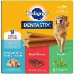 Pedigree DENTASTIX Fresh Flavor Treats for Large Dogs