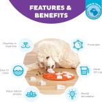 Nina Ottosson Interactive Treat Puzzle Dog Toy