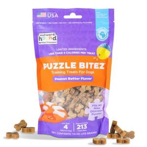 Outward Hound Puzzle Bitez Peanut Butter Dog Treats