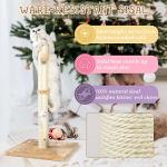 32" Tall Indoor Cat Scratching Post with Toys