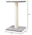 TRIXIE 27.2 Inch Cat Scratching Post with Resting Platform