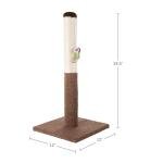 PETMAKER Tall Cat Scratching Post with Toy