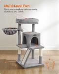 Feandrea Multi-Level Cat Tree with Perch and Cave