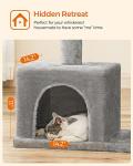 Feandrea 33.1-Inch Cat Tree Tower for Large Cats
