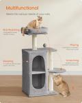 Feandrea Cat Tree Tower with Caves and Scratching Posts