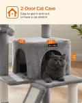 Feandrea Multi-Level Cat Tree with Perch and Cave