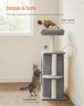 Feandrea Cat Tree Tower with Caves and Scratching Posts