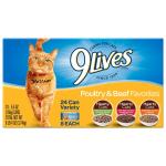 9Lives Poultry & Beef Wet Cat Food Variety Pack
