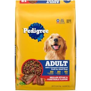 Pedigree Adult Dry Dog Food, Grilled Steak & Veggies