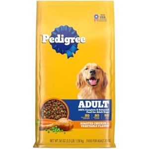 Pedigree Adult Dry Dog Food, Chicken & Veggies