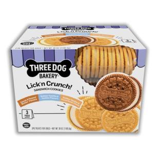 Three Dog Bakery Lick'n Crunch Dog Cookies 39oz