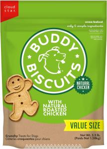 Buddy Biscuits Crunchy Chicken Dog Treats 3.5 lbs