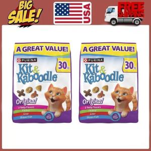 Purina Kit & Kaboodle Cat Food 30 lb Twin Pack