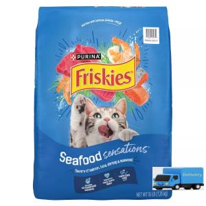 Purina Friskies Seafood Sensations Dry Cat Food 16 lbs