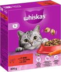 Whiskas Adult Dry Cat Food Beef, 5-Pack