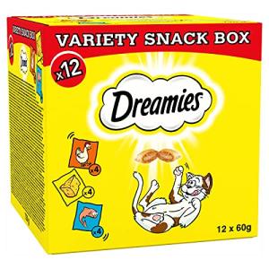 DREAMIES Cat Treats Variety Snack Box 12 Pouches
