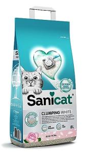 Sanicat Cat Litter with Rose Petal Scent, 8L