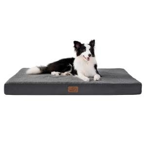 Washable Large Orthopedic Dog Bed with Plush Cover