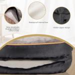Medium Memory Foam Dog Bed with Washable Cover