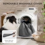 Washable Large Orthopedic Dog Bed with Plush Cover