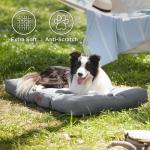 Large Washable Dog Bed Mattress with Cushion, Grey