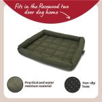 Water-Resistant Dog Crate Mattress - Small, Green
