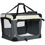 PawHut 70cm Soft Foldable Pet Carrier - Grey