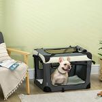 PawHut 70cm Soft Foldable Pet Carrier - Grey