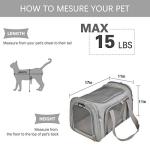 Portable Soft-Sided Pet Carrier for Travel