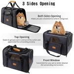 Portable Pet Carrier Bag with Removable Mat and Bowl
